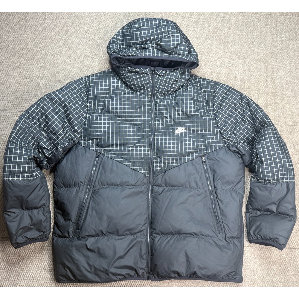 Nike Storm Fit Men's Full Zip Hooded Long Sleeve Puffer Jacket Size XXL